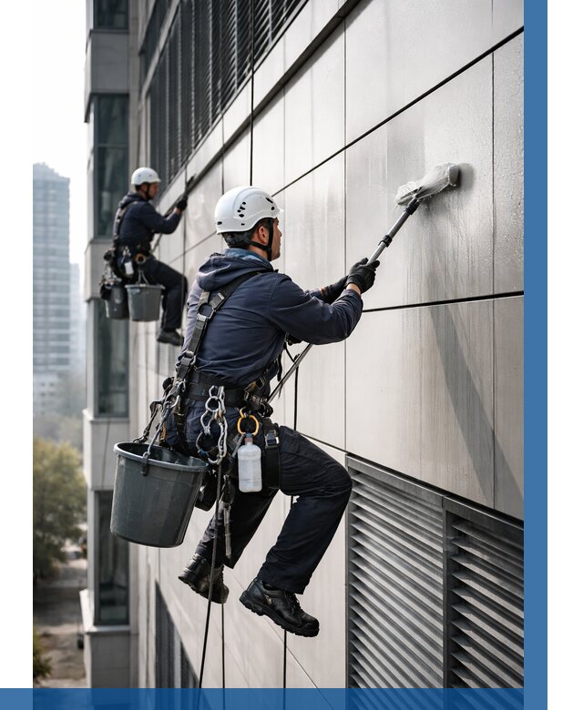 Мойка вентилируемого фасада в Отрадном от 272 р. | ВЫСОТНИК-Трд