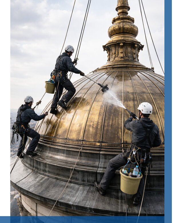 Мойка куполов и шпилей в Отрадном от 8696 р. - заказать | ВЫСОТНИК-Трд