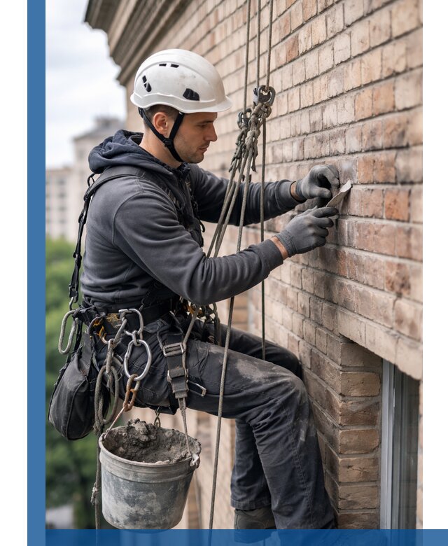 Качественный ремонт кирпичной кладки фасада в Отрадном с гарантией