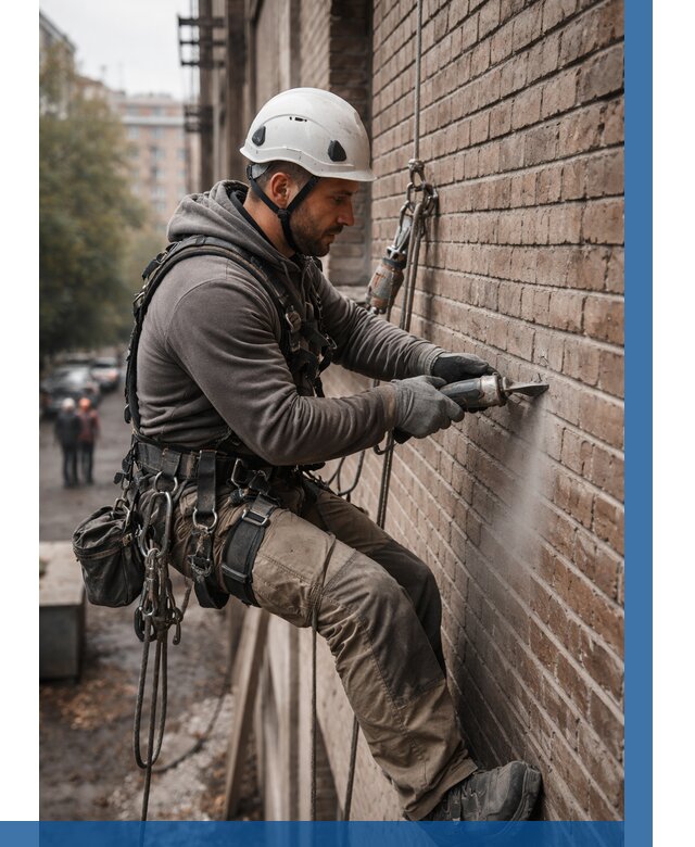 Расшивка кирпичных швов в Отрадном от 652 р. | ВЫСОТНИК-Трд