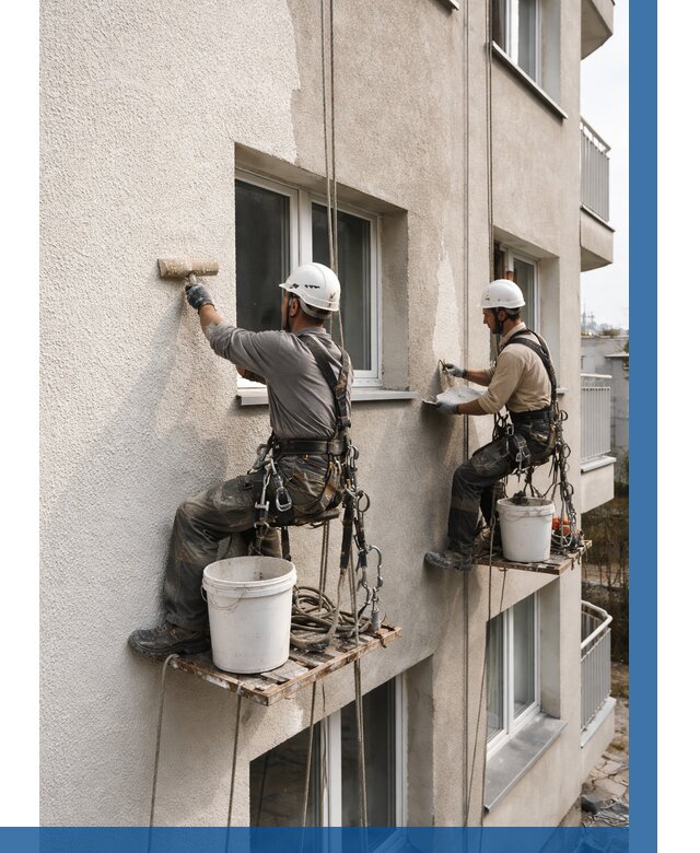 Нанесение короеда на фасад в Отрадном от 489 р. | ВЫСОТНИК-Трд