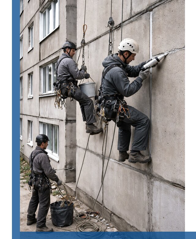 Герметизация межпанельных швов в Отрадном с гарантией герметичности