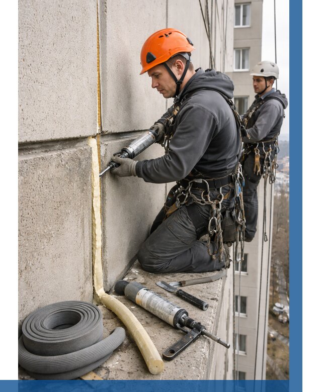 Теплый шов межпанельные швы в Отрадном от 761 р. | ВЫСОТНИК-Трд