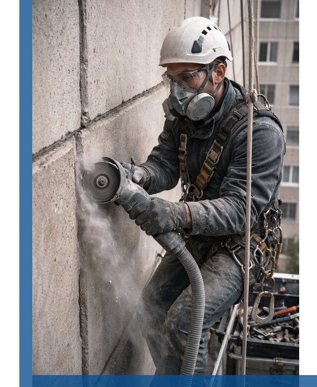 Штробление межпанельных швов в Отрадном качественно и быстро