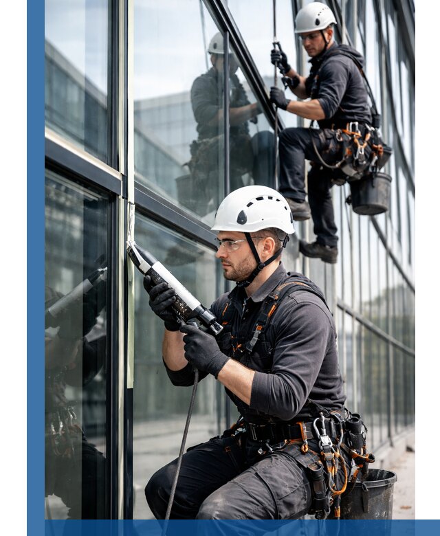 Герметизация витражных швов в Отрадном для зданий и фасадов