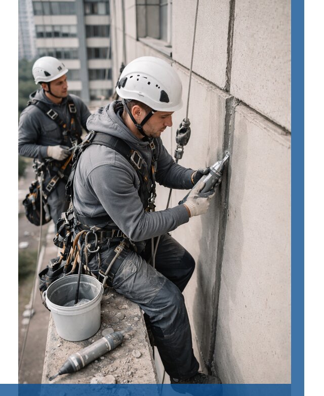 Ремонт деформационных швов здания в Отрадном от 1087 р. | ВЫСОТНИК-Трд