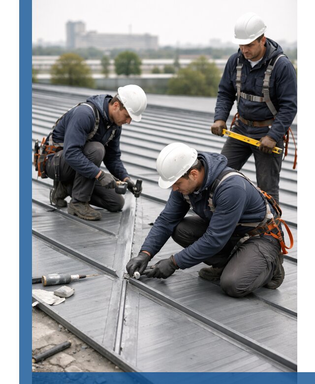 Ремонт фальцевой кровли в Отрадном срочно и качественно