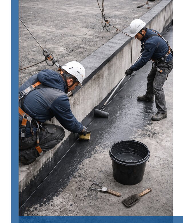 Гидроизоляция кровли жидкой резиной профессионально в Отрадном