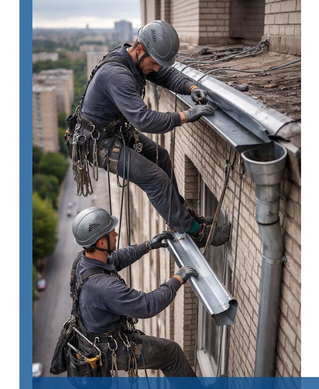 Ремонт водосточных желобов в Отрадном, быстро и качественно