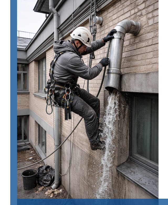 Профессиональная прочистка водосточных труб в Отрадном с гарантией