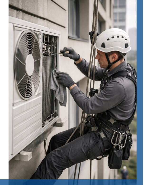 Обслуживание внешнего блока кондиционера в Отрадном от 2935 р.ВЫСОТНИК-Трд