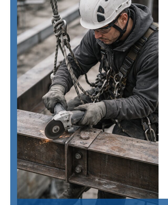 Резка металла на высоте в Отрадном для зданий и конструкций