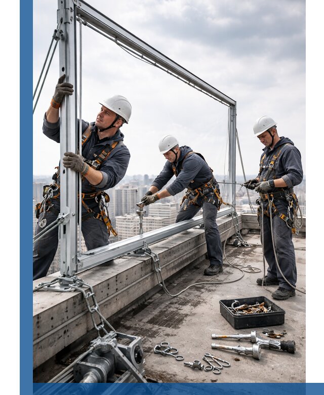 Монтаж крышных рекламных конструкций под ключ в Отрадном