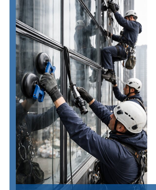 Радиусное остекление фасадов под ключ в Отрадном с гарантиями