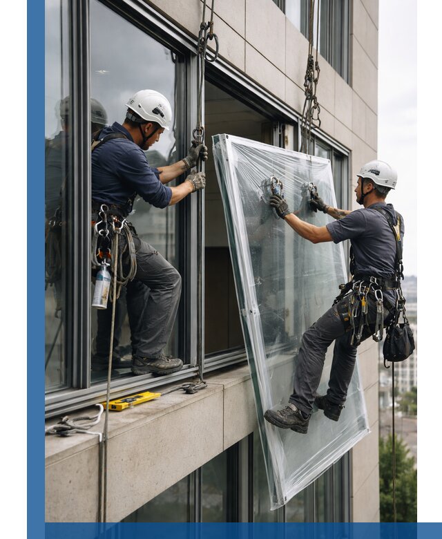 Профессиональная замена стекла в витраже в Отрадном с гарантией