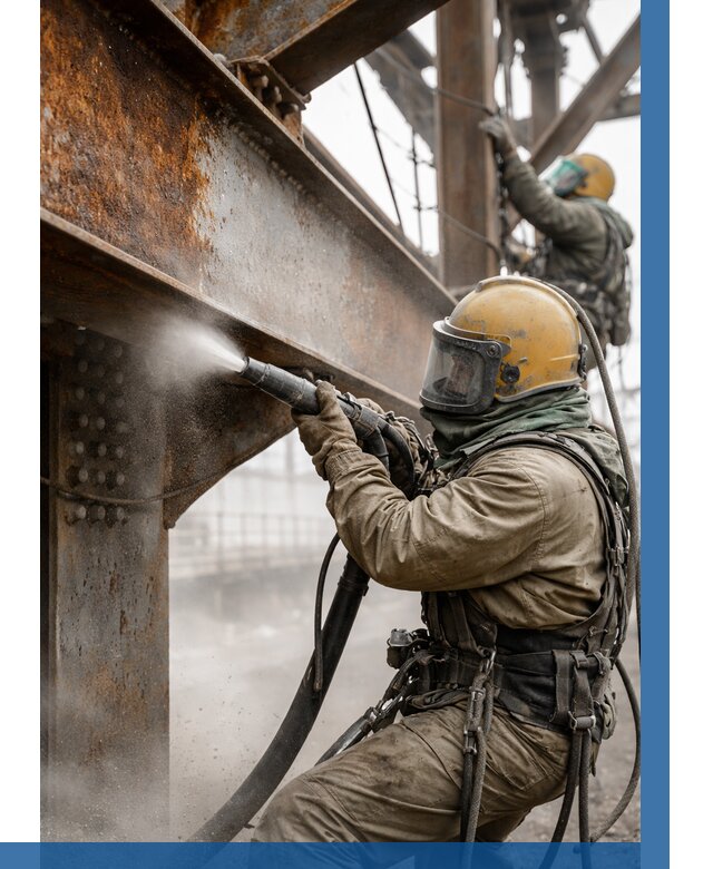 Пескоструйная очистка металлоконструкций в Отрадном по 652 р.  ВЫСОТНИК-Трд