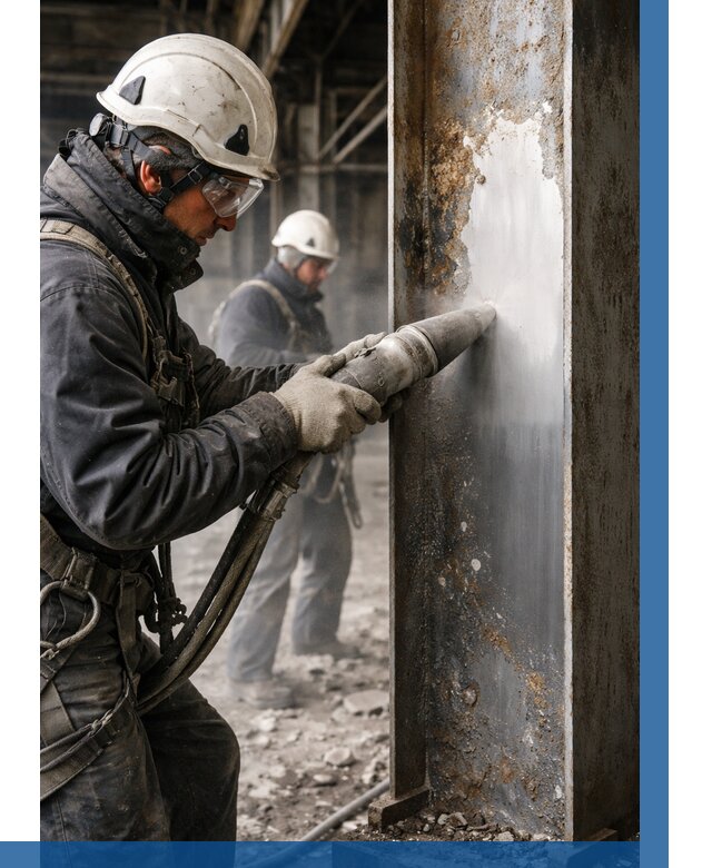 Удаление старой краски с металла в Отрадном от 489 р. | ВЫСОТНИК-Трд