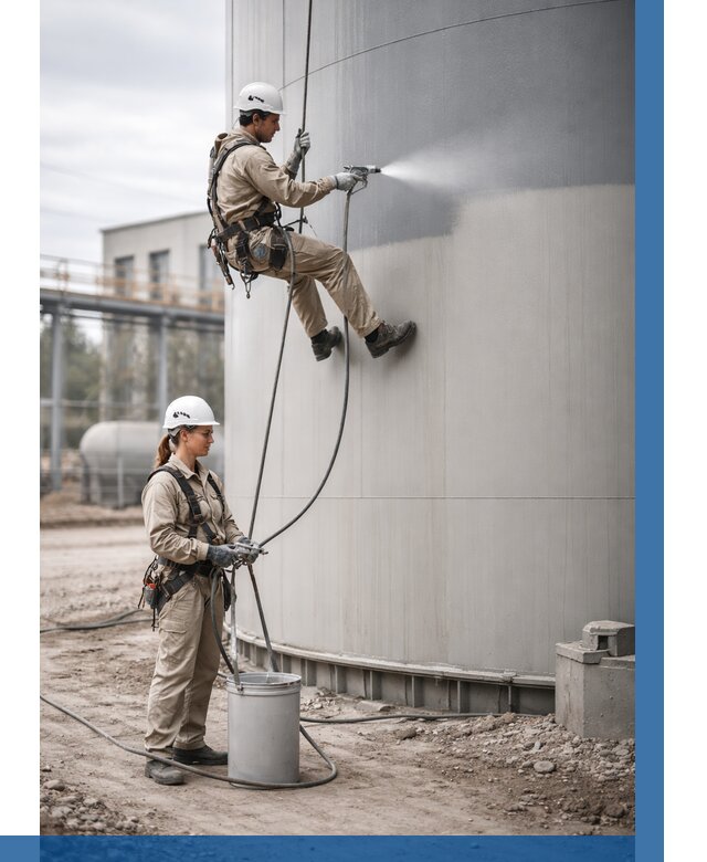 Покраска резервуаров в Отрадном от 1304 р. | ВЫСОТНИК-Трд — заказать