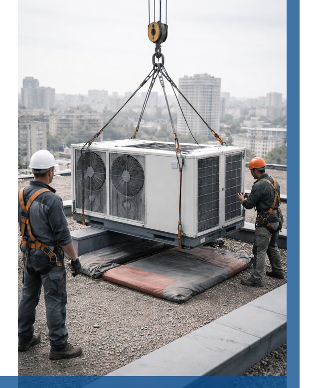 Подъем груза на крышу в Отрадном от 5435 р. | ВЫСОТНИК-Трд заказать