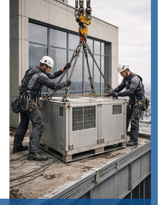 Такелажные работы на высоте в Отрадном от 8696 р. | ВЫСОТНИК-Трд