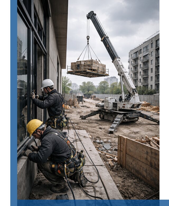 Аренда крана Пионер в Отрадном для строительных работ