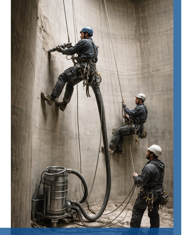 Зачистка силосов в Отрадном от 4892 р. Договор и смета ВЫСОТНИК-Трд