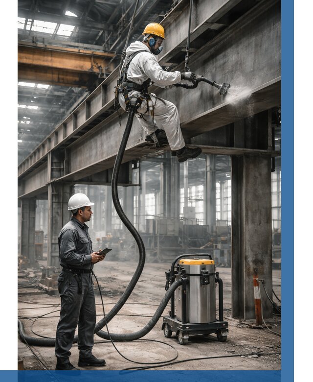 Обеспыливание конструкций в цехе в Отрадном от 4565 р. | ВЫСОТНИК-Трд