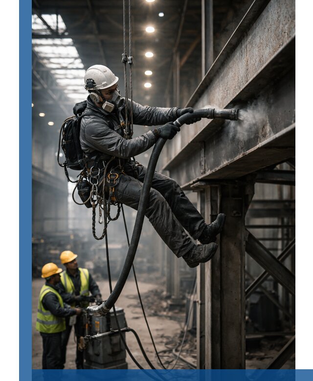 Обеспыливание конструкций в цехах промышленного производства в Отрадном