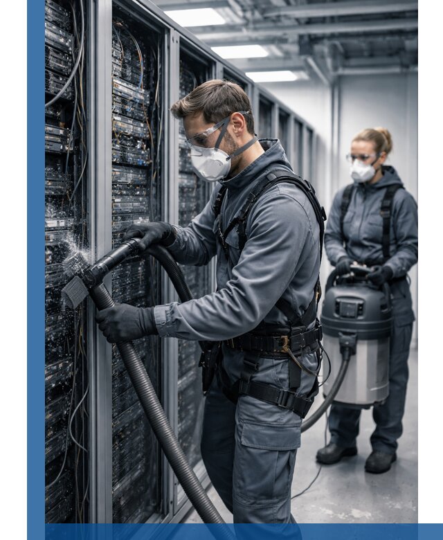 Обеспыливание серверной комнаты в Отрадном, профессиональная очистка