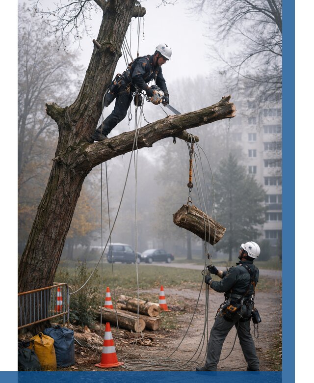 Удаление аварийных деревьев в Отрадном от 16305 р. | ВЫСОТНИК-Трд