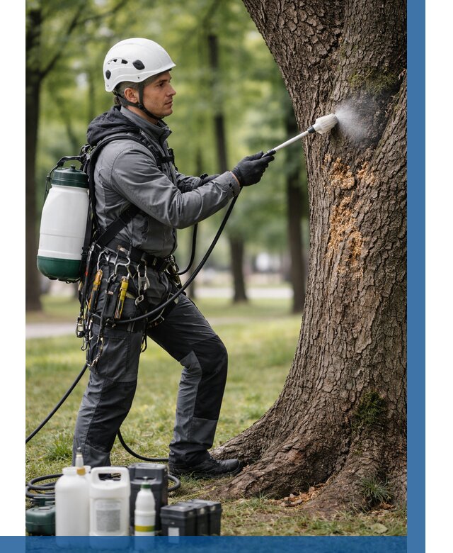 Обработка деревьев от вредителей в Отрадном от 4892 р. | ВЫСОТНИК-Трд